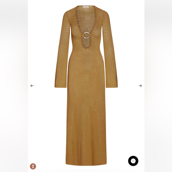 Monday Swimwear gold Montego swim dress coverup - Picture 2 of 4